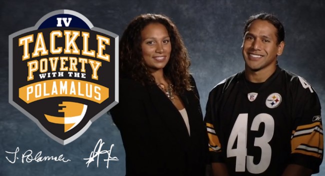 Win a signed TROY POLAMALU jersey or signed football: Free to